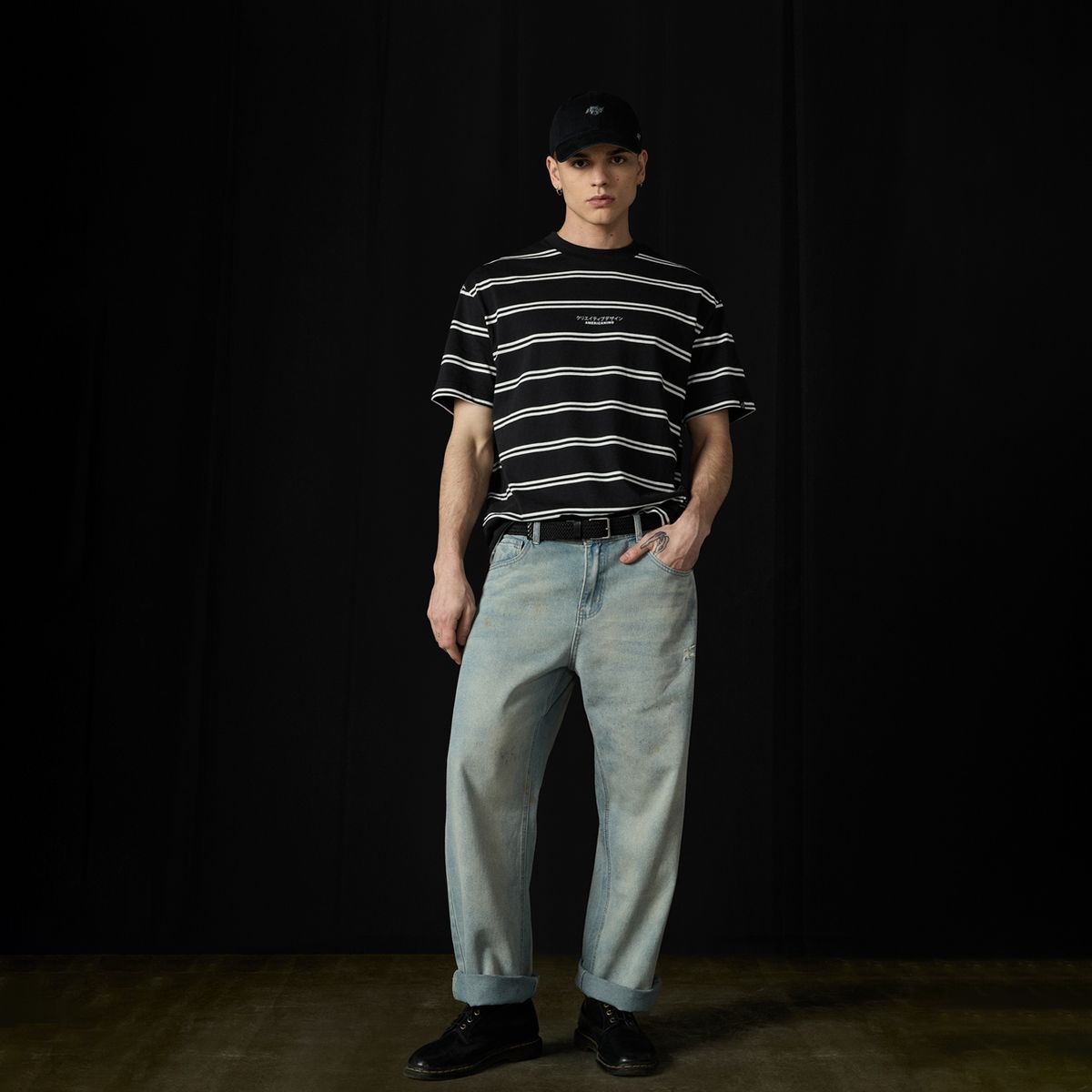 AMERICANINO - Jeans Baggy Fit Hombre Americanino