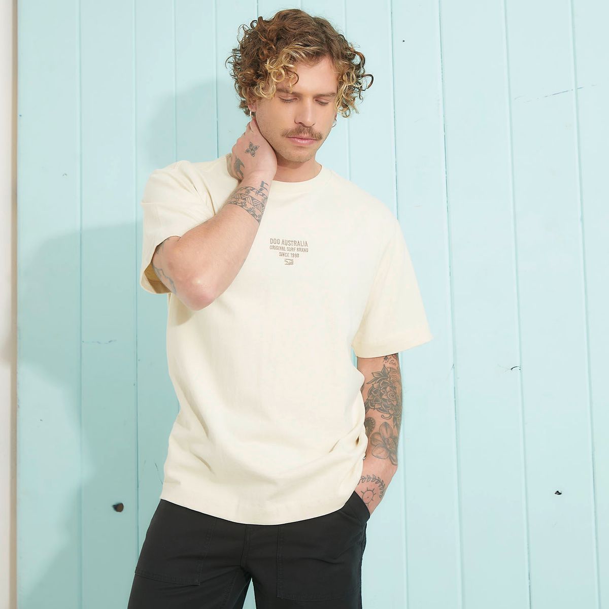 DOO AUSTRALIA - Polera Manga Corta Hombre Doo Australia