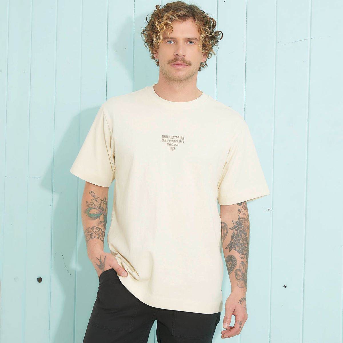 DOO AUSTRALIA - Polera Manga Corta Hombre Doo Australia