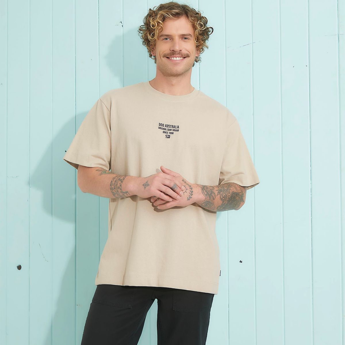 DOO AUSTRALIA - Polera Manga Corta Hombre Doo Australia