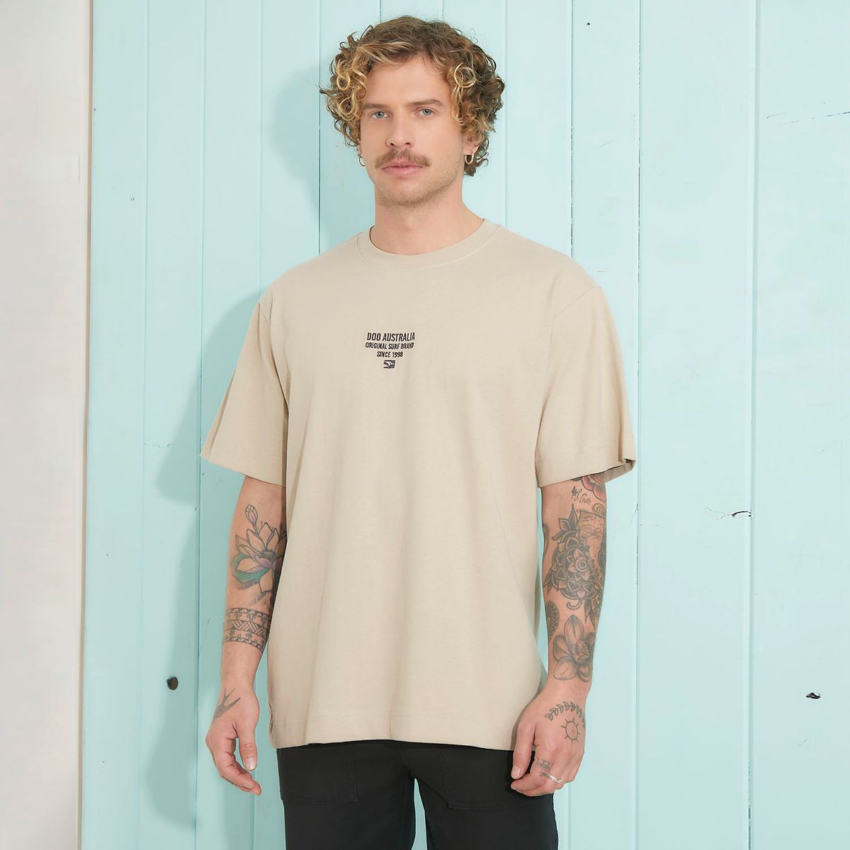 DOO AUSTRALIA - Polera Manga Corta Hombre Doo Australia