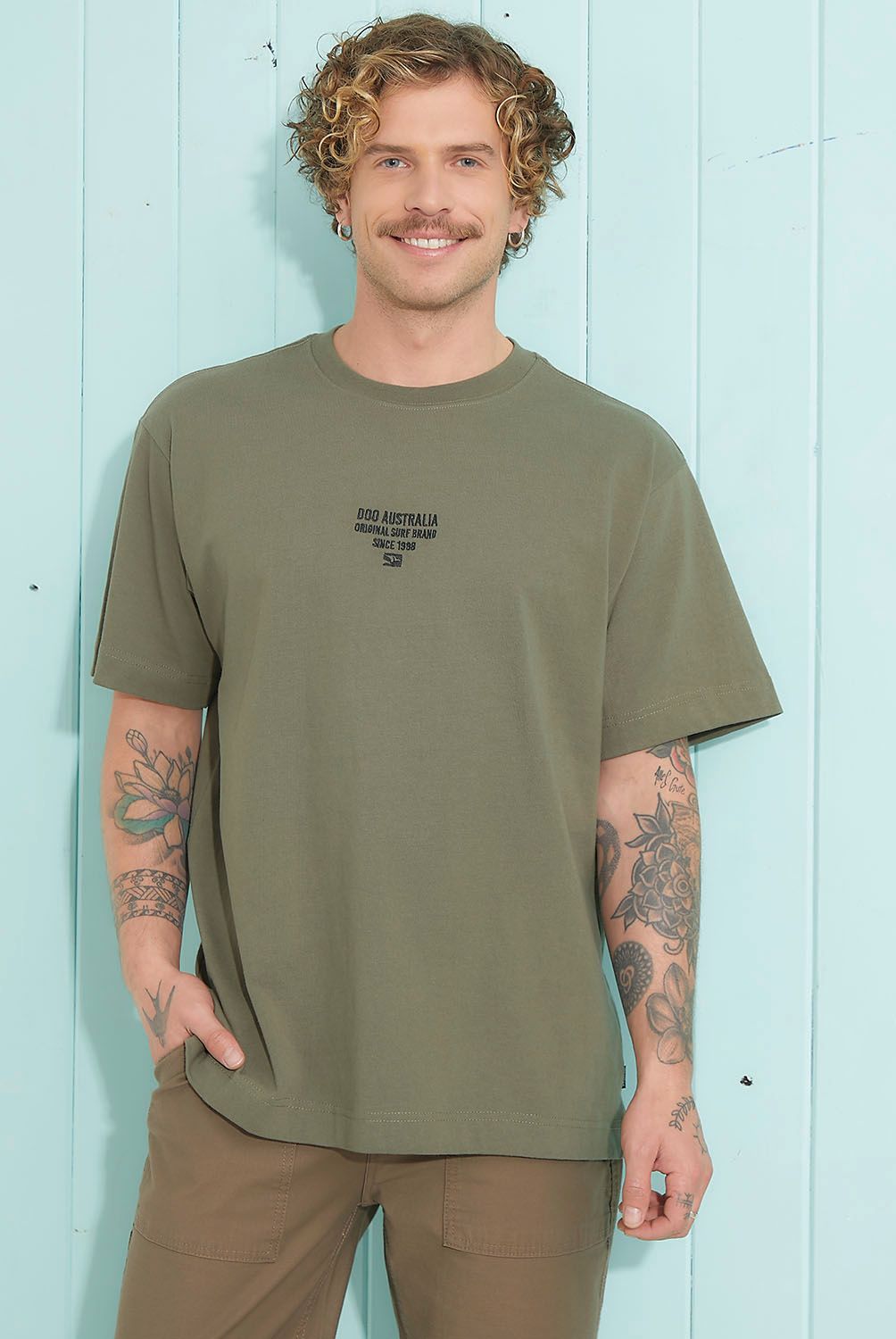 DOO AUSTRALIA - Polera Manga Corta Hombre Doo Australia