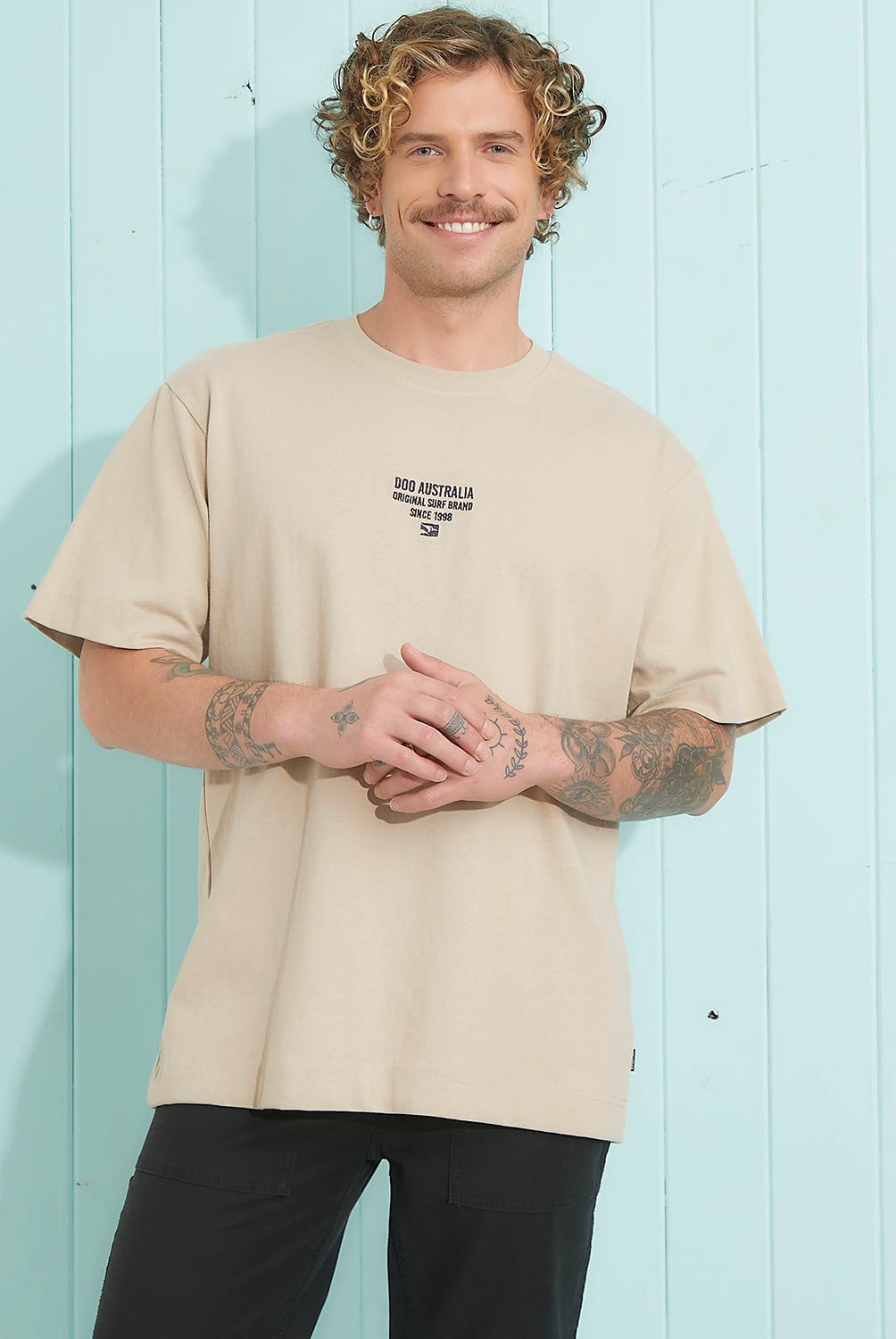 DOO AUSTRALIA - Polera Manga Corta Hombre Doo Australia