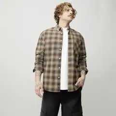 AMERICANINO - Camisa Casual Manga Larga Hombre