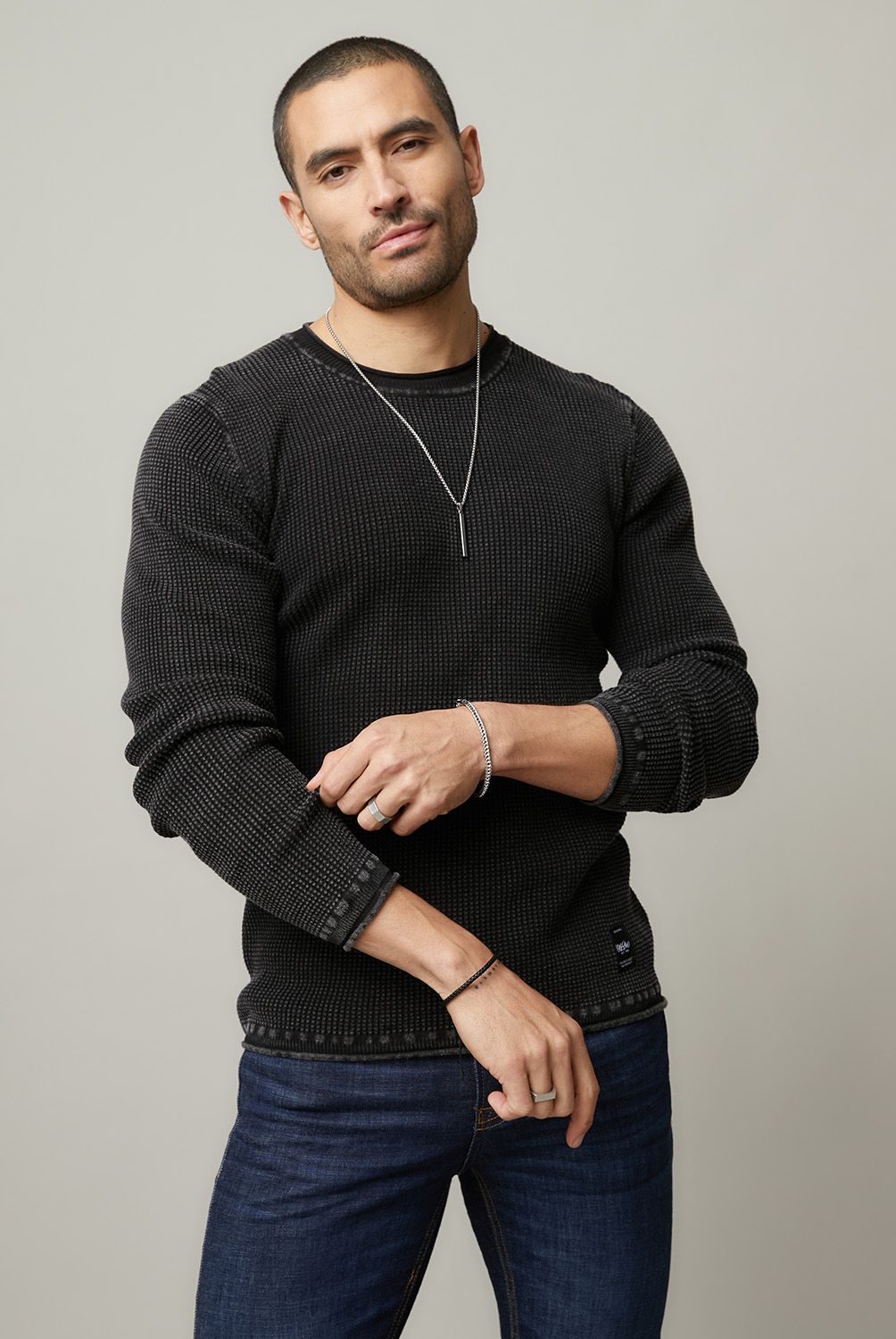 MOSSIMO - Sweater Manga Larga Hombre Mossimo