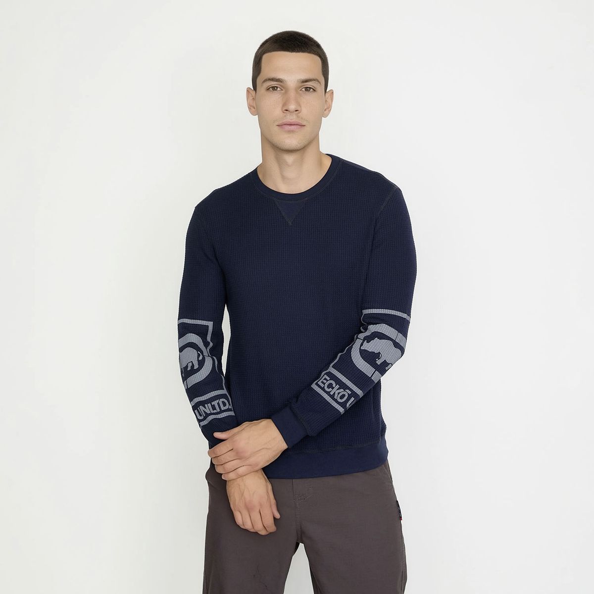 ECKO - Polera Manga Larga Hombre Ecko