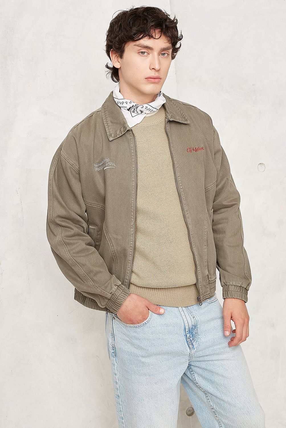 BEARCLIFF - Chaqueta De Jeans Hombre Bearcliff