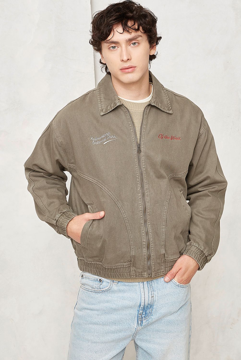 BEARCLIFF - Chaqueta De Jeans Hombre Bearcliff
