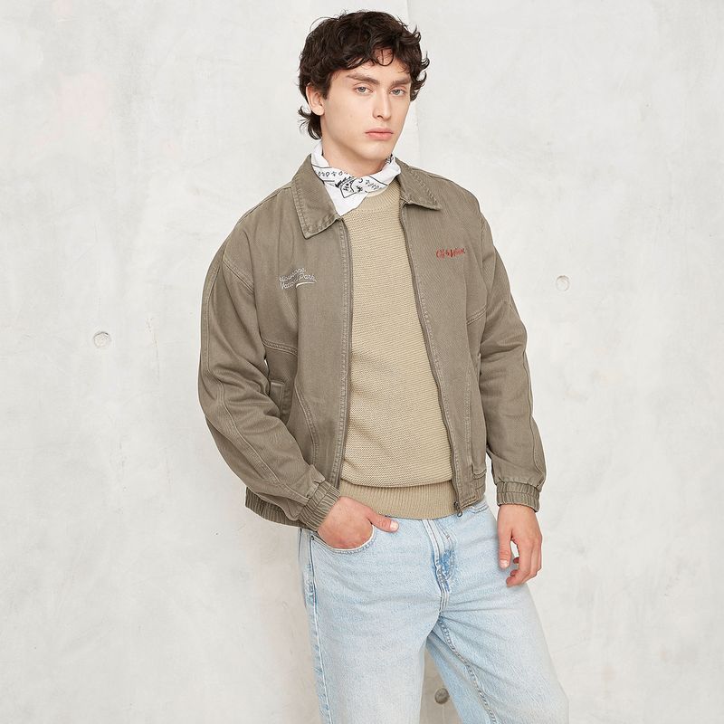 BEARCLIFF - Chaqueta De Jeans Hombre Bearcliff
