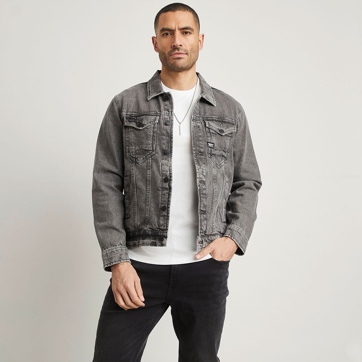 MOSSIMO - Chaqueta Denim Hombre Mossimo
