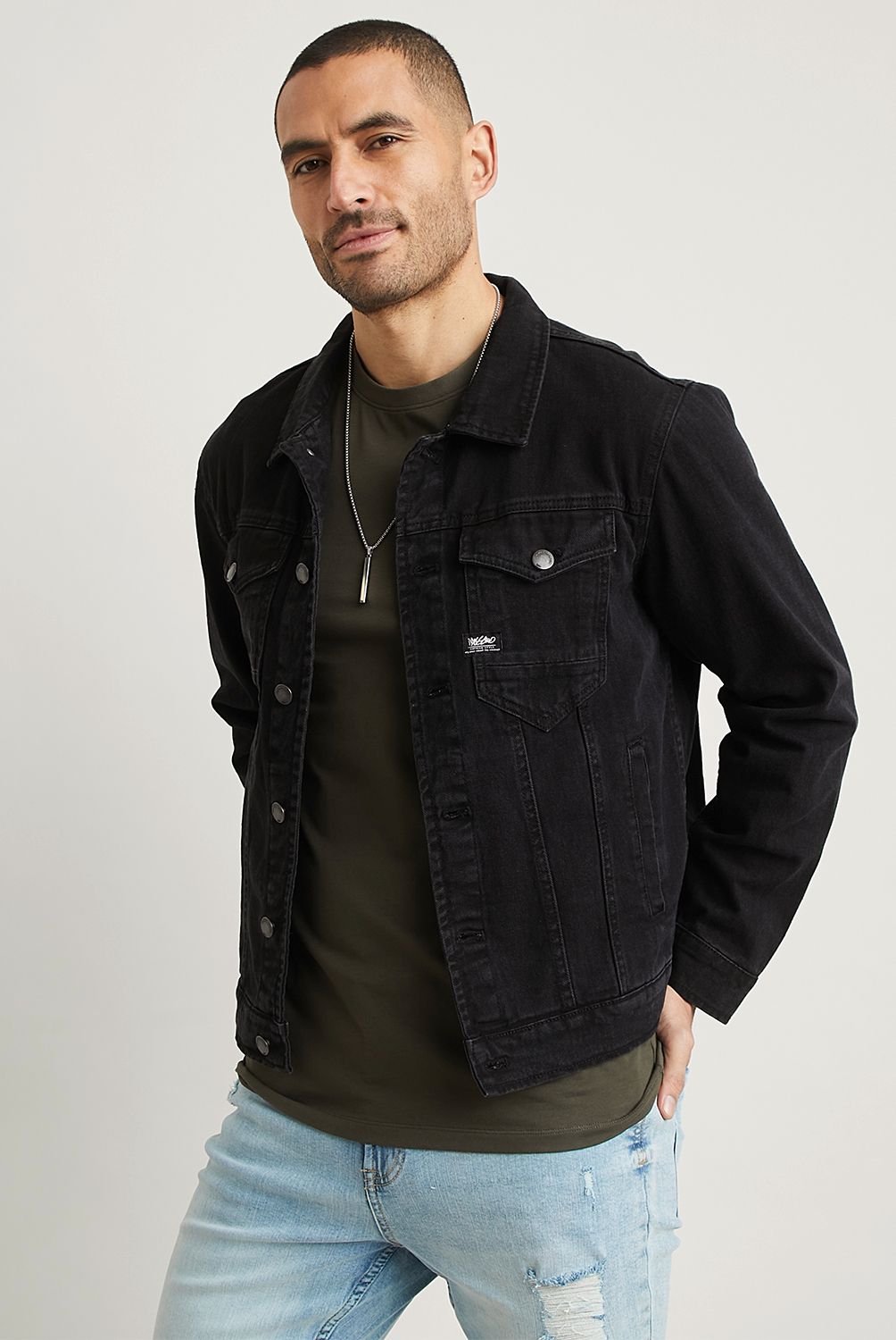 MOSSIMO - Chaqueta Denim Hombre Mossimo