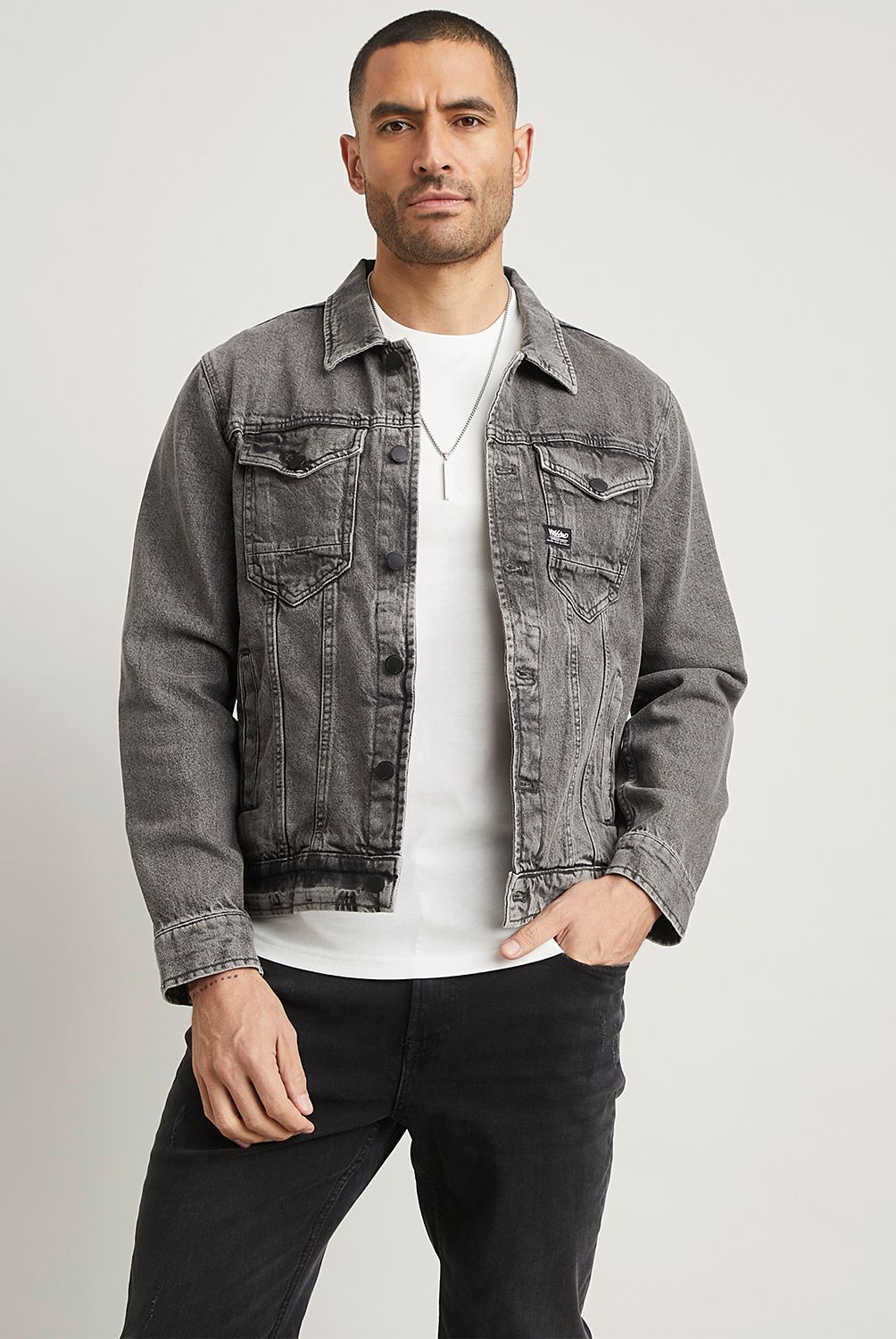 MOSSIMO - Chaqueta Denim Hombre Mossimo