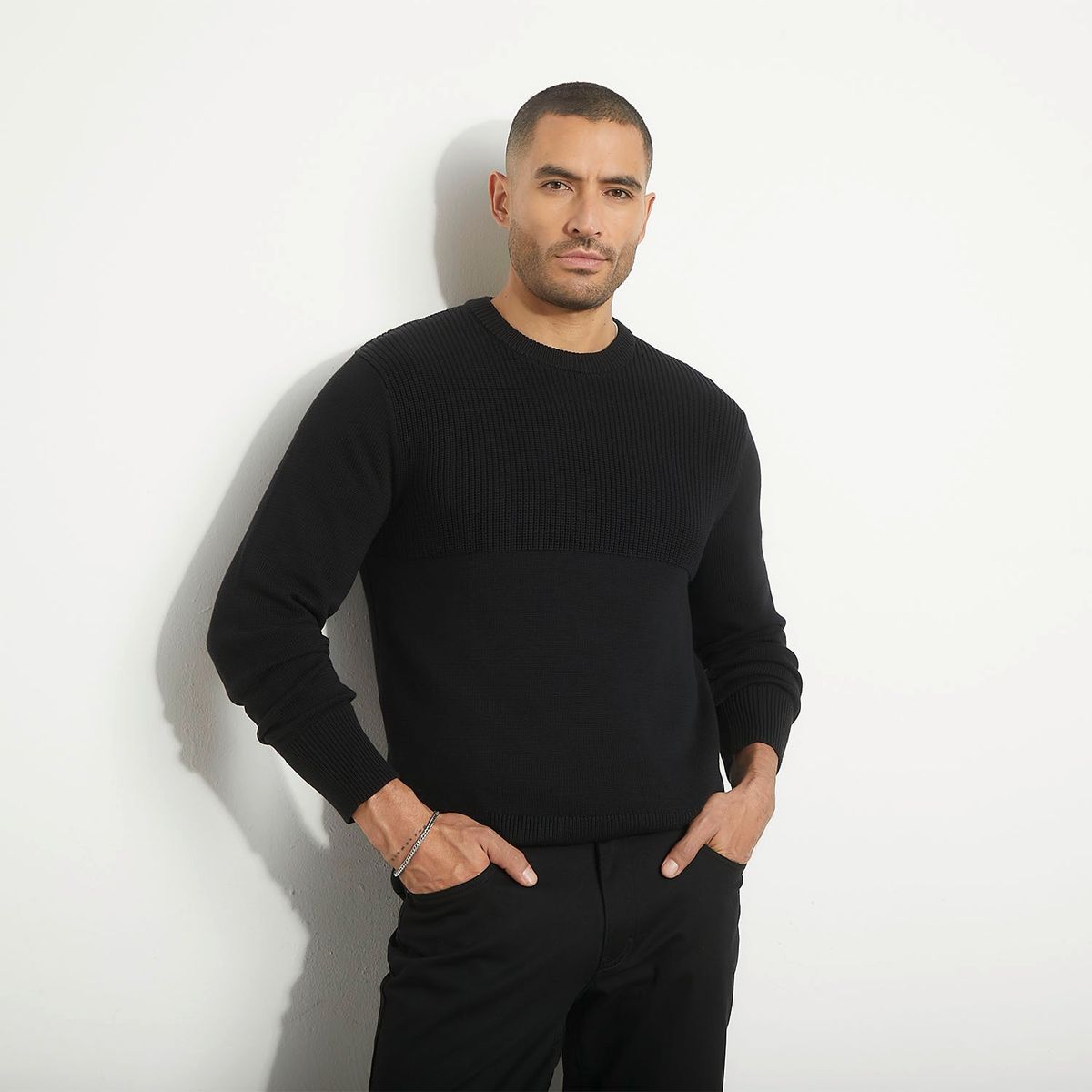 MOSSIMO - Sweater Manga Larga Hombre Mossimo