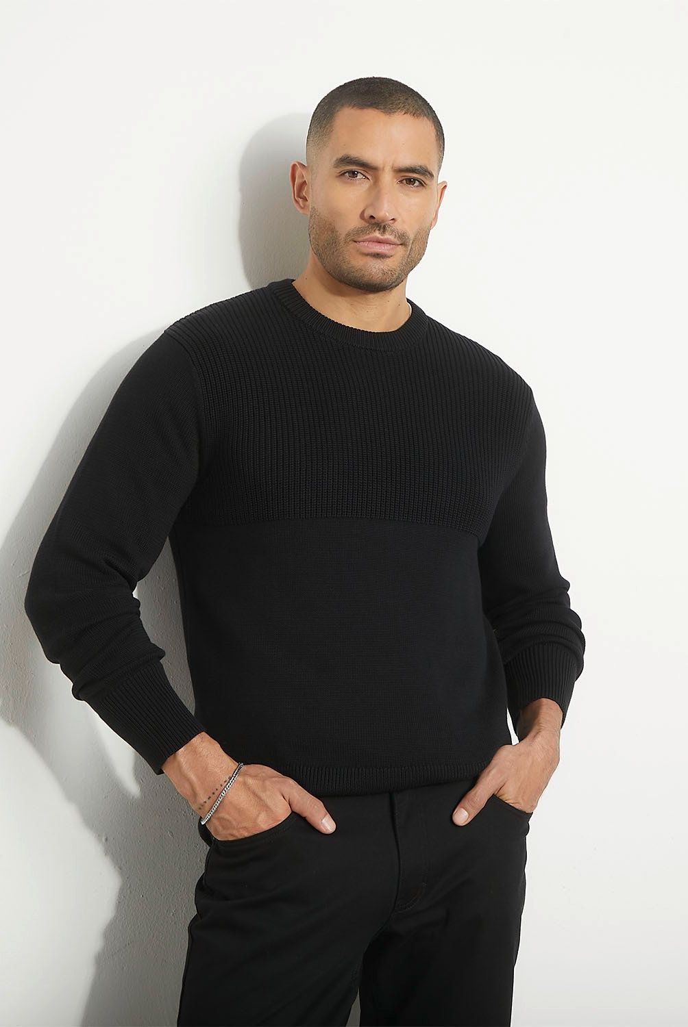 MOSSIMO - Sweater Manga Larga Hombre Mossimo