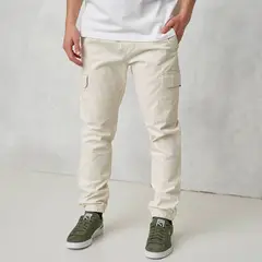 BEARCLIFF - Pantalón Cargo Jogger Multipocket Hombre Algodón