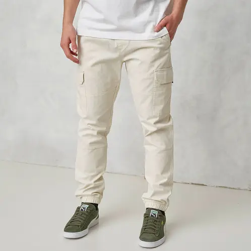 BEARCLIFF - Pantalón Cargo Jogger Multipocket Hombre Algodón