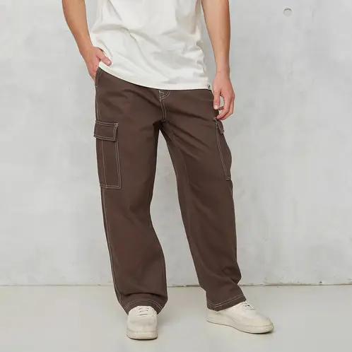 BEARCLIFF - Jeans Cargo Fit Hombre