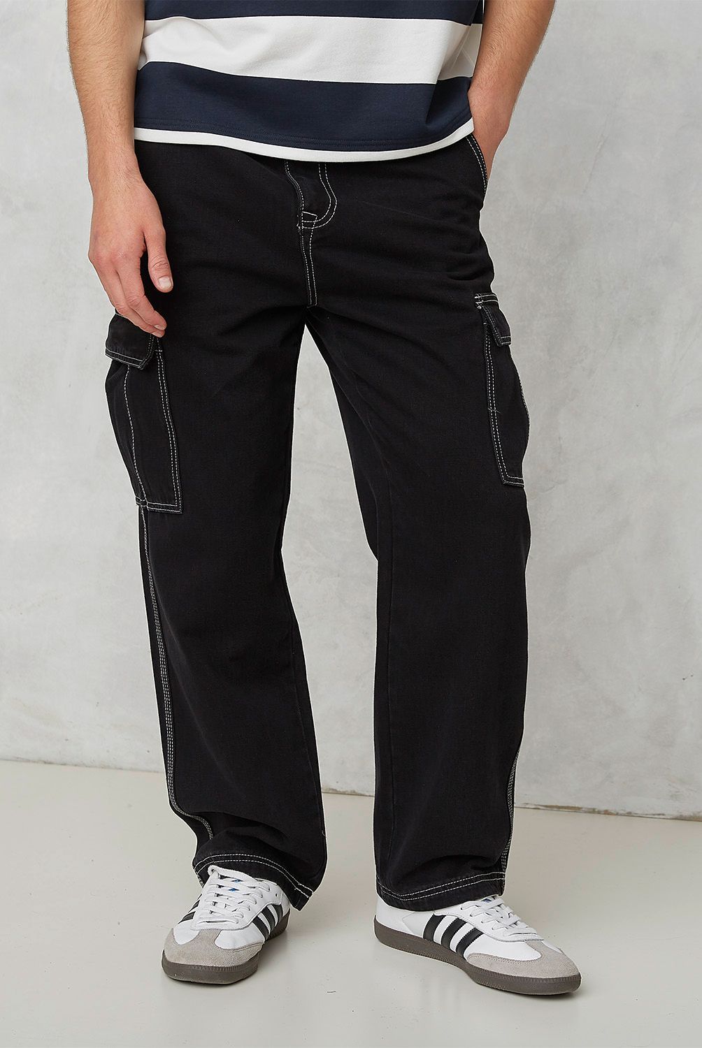 BEARCLIFF - Jeans Cargo Fit Hombre Bearcliff