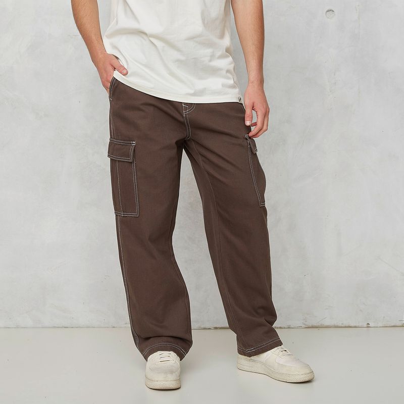 BEARCLIFF - Jeans Cargo Fit Hombre Bearcliff