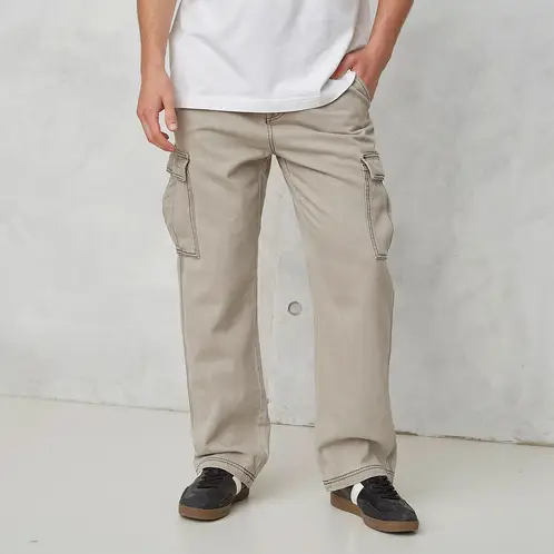 BEARCLIFF - Jeans Cargo Fit Hombre