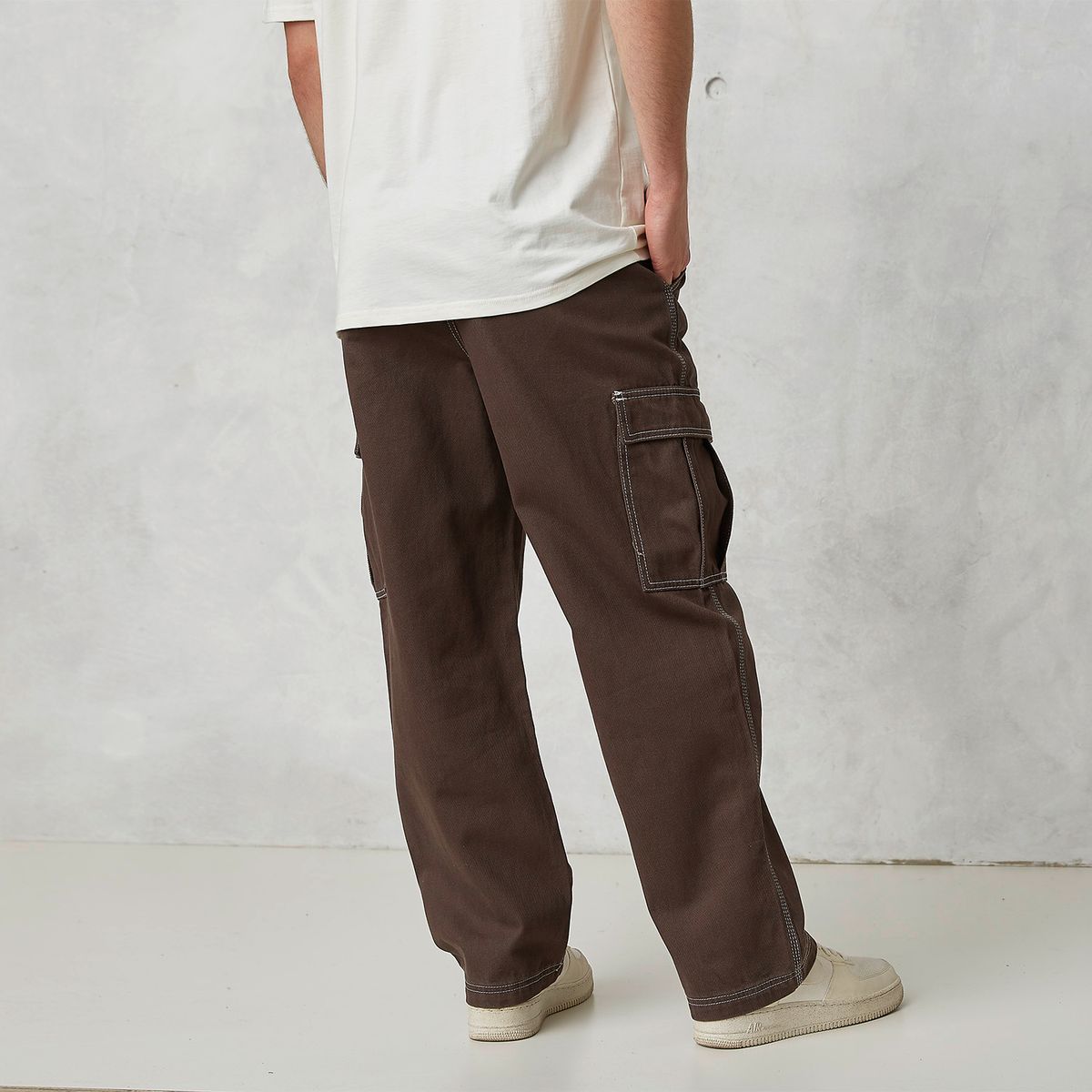 BEARCLIFF - Jeans Cargo Fit Hombre Bearcliff