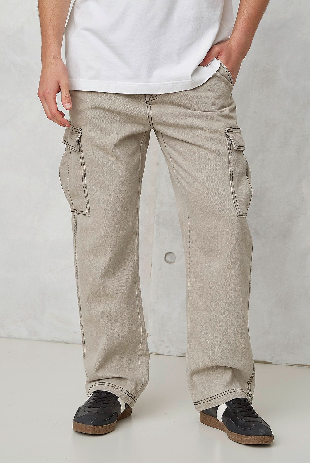 BEARCLIFF - Jeans Cargo Fit Hombre Bearcliff