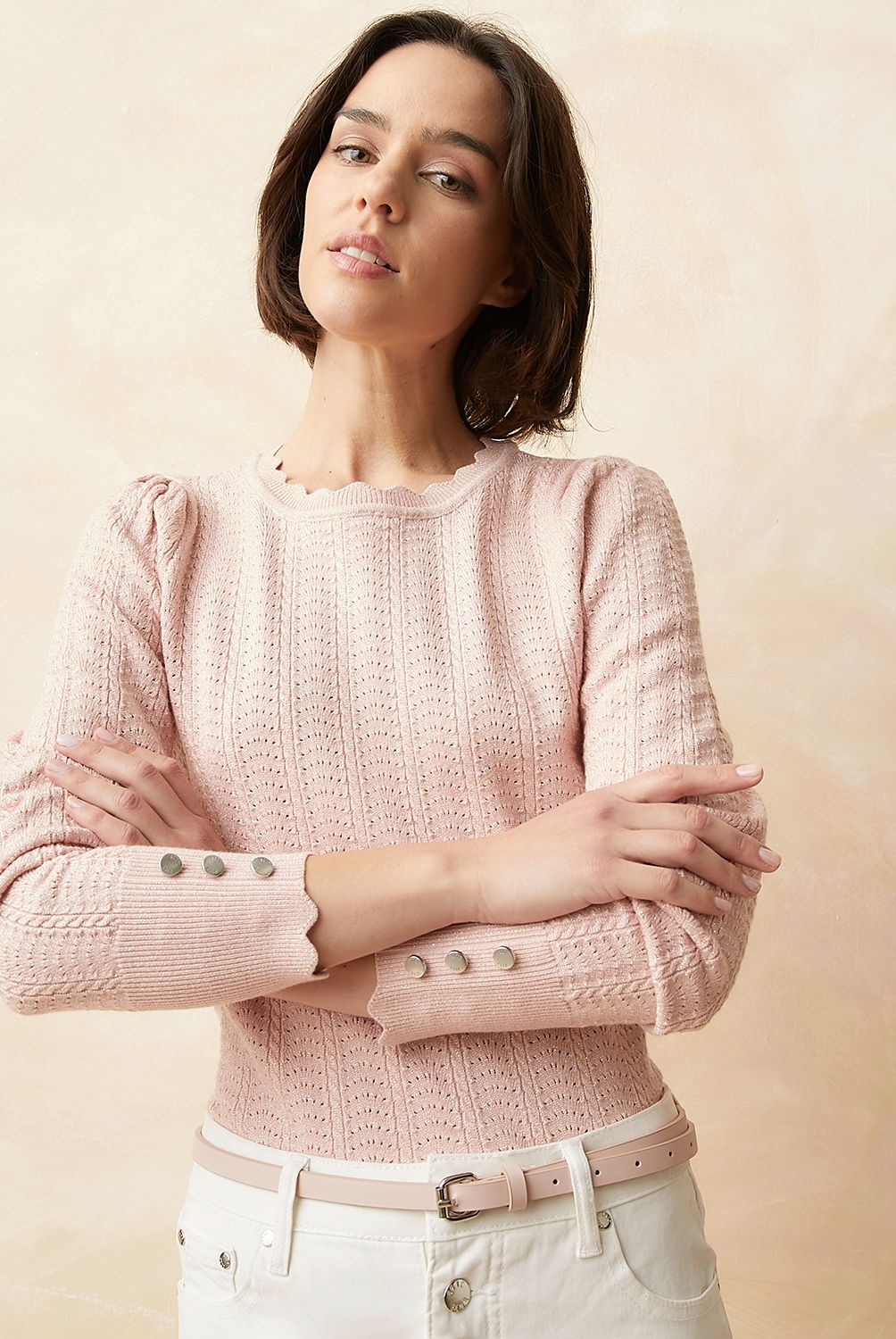 ELLE - Polera Manga Larga Mujer Elle