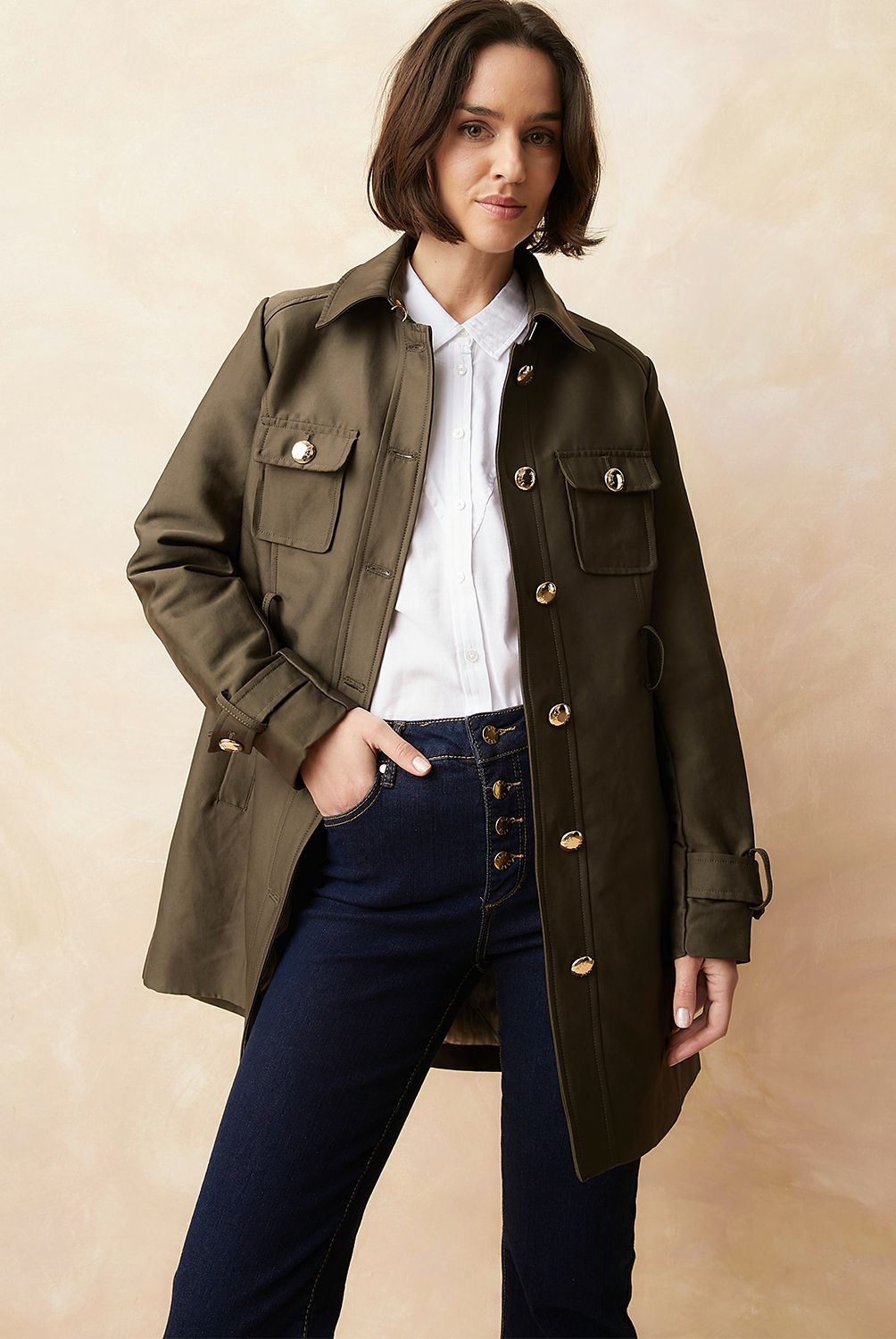 ELLE - Chaqueta Impermeable Mujer Elle