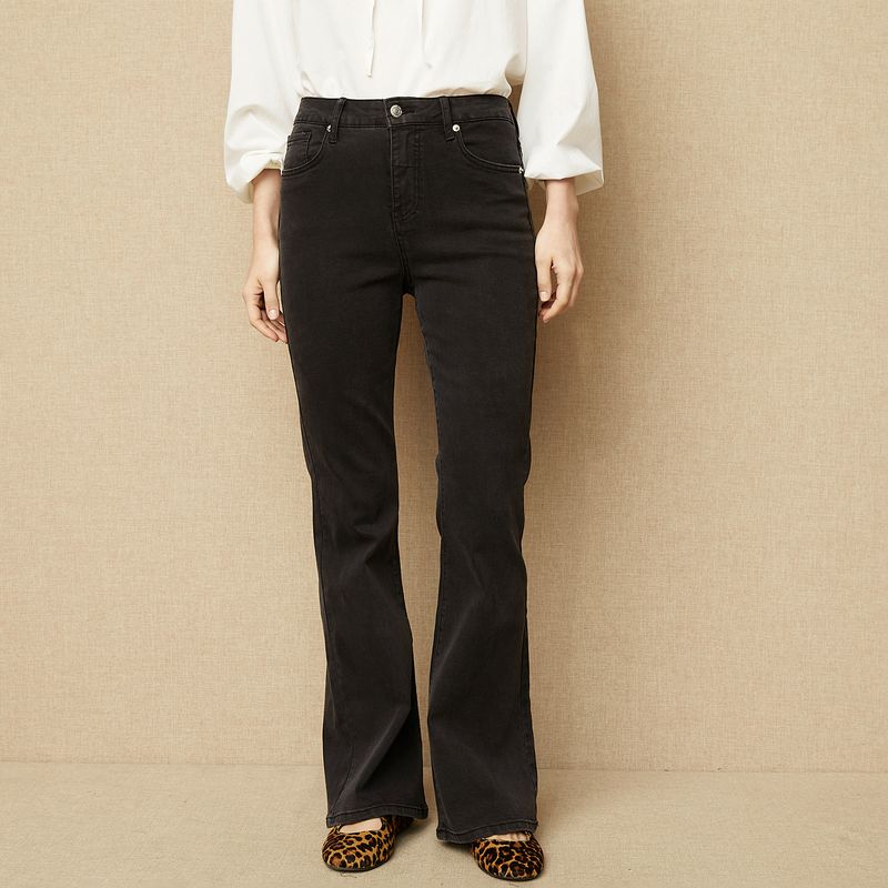 UNIVERSITY CLUB - Jeans Flare Tiro Medio Mujer University Club
