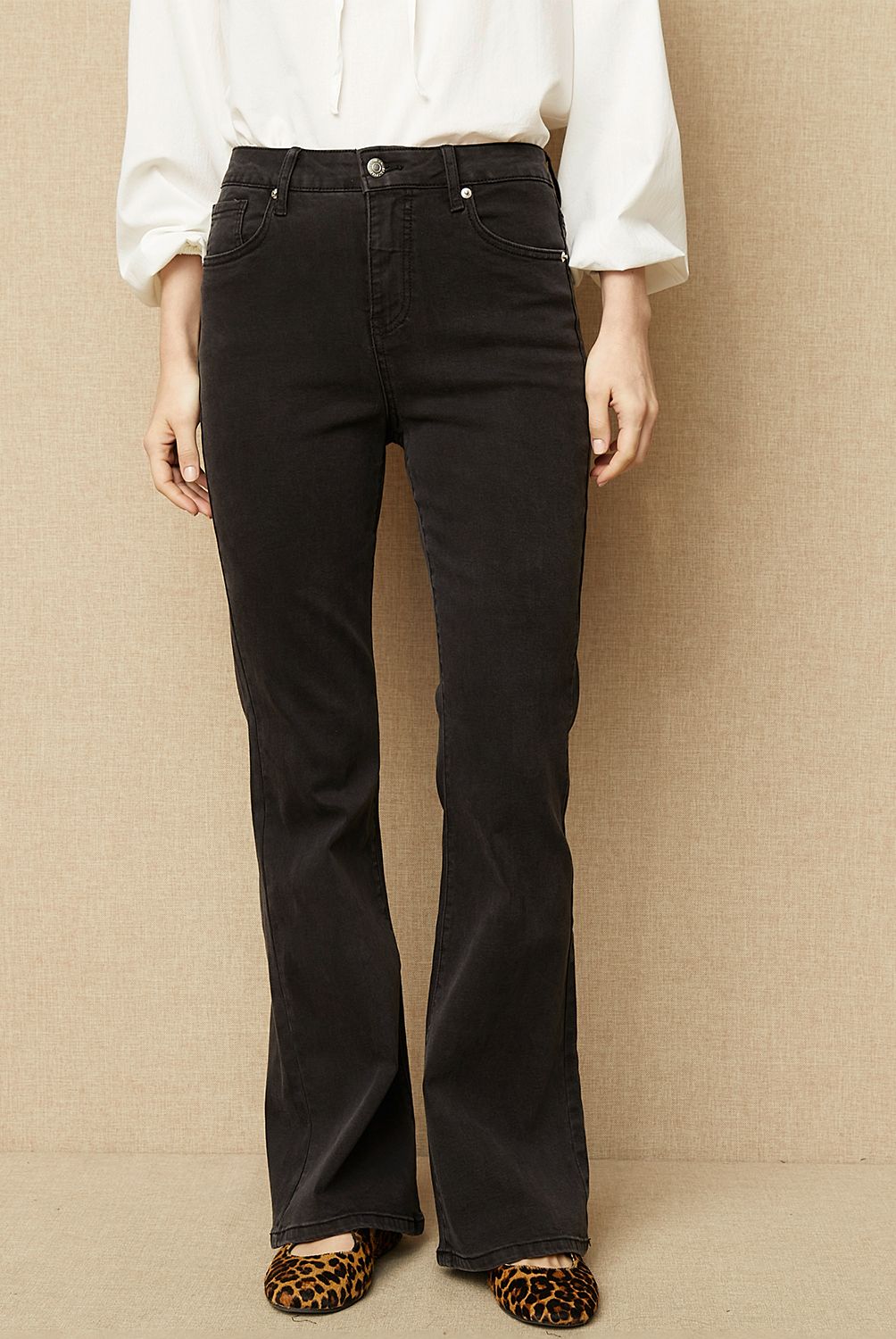 UNIVERSITY CLUB - Jeans Flare Tiro Medio Mujer University Club