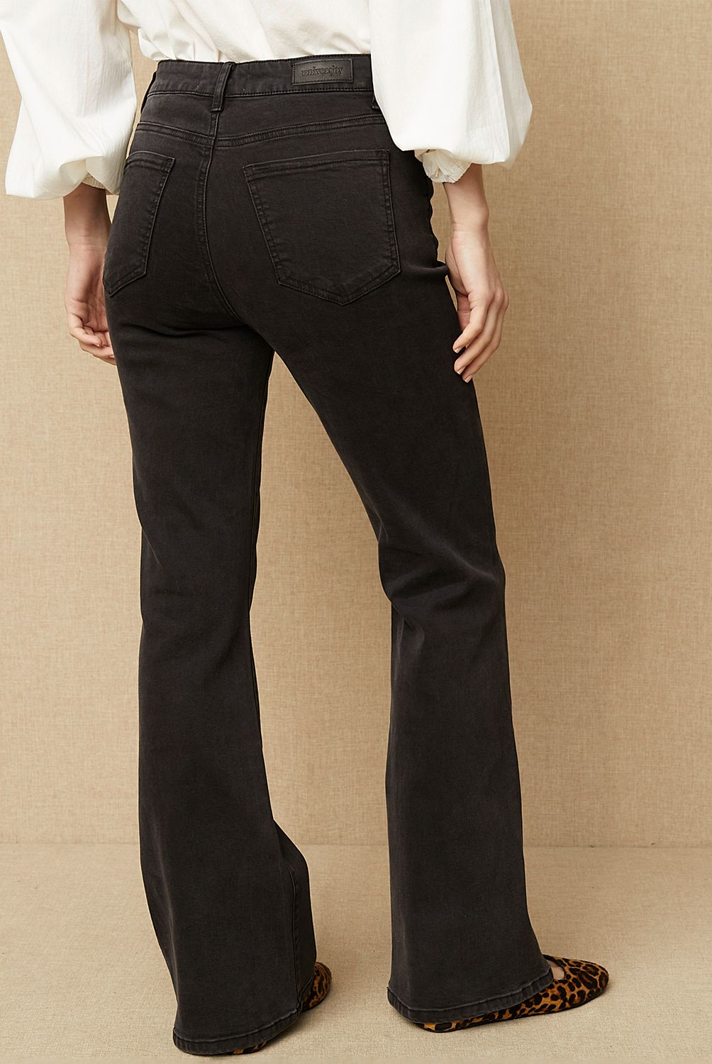 UNIVERSITY CLUB - Jeans Flare Tiro Medio Mujer University Club