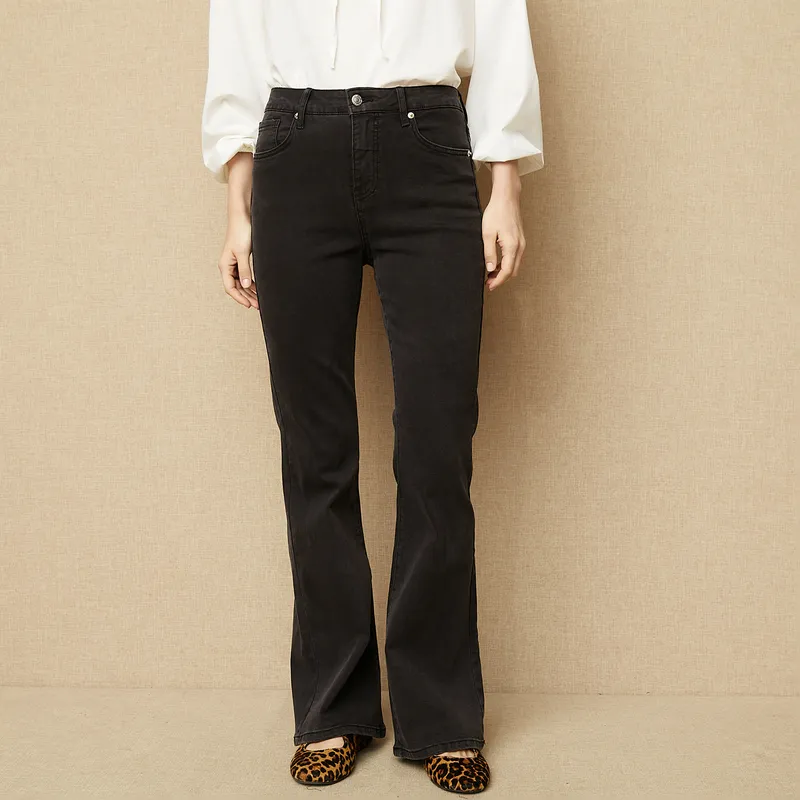 UNIVERSITY CLUB - Jeans Flare Tiro Medio Mujer University Club