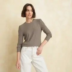 UNIVERSITY CLUB - Polera Manga Larga Mujer