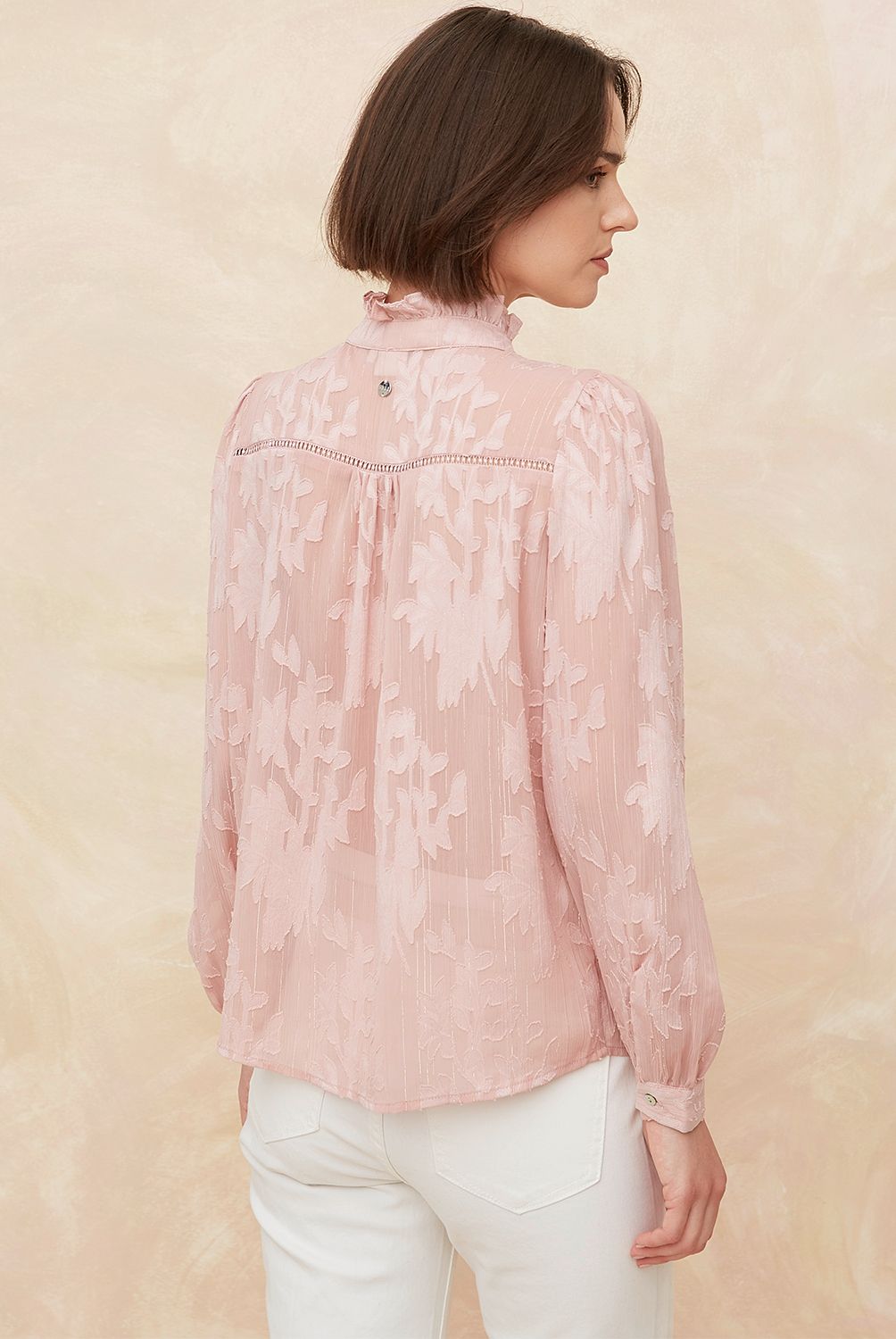 ELLE - Blusa Manga Larga Mujer Elle