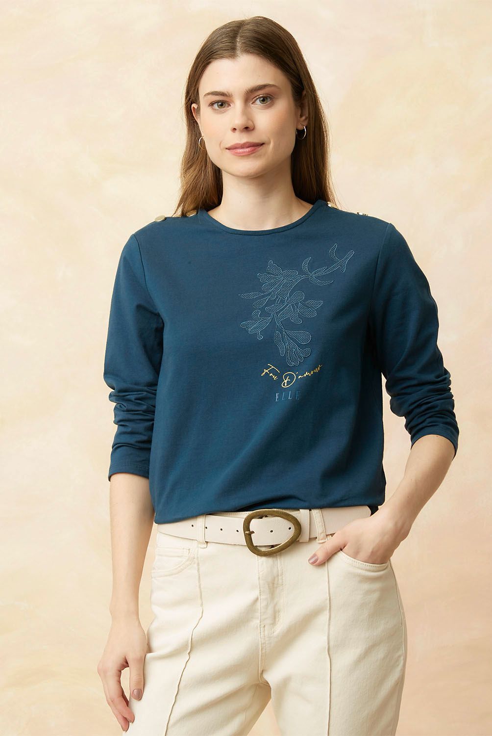 ELLE - Polera Mujer Elle