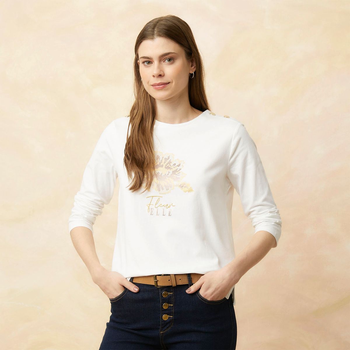 ELLE - Polera Mujer Elle