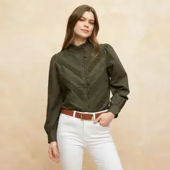 ELLE - Blusa Mujer Manga Larga 100% Algodón