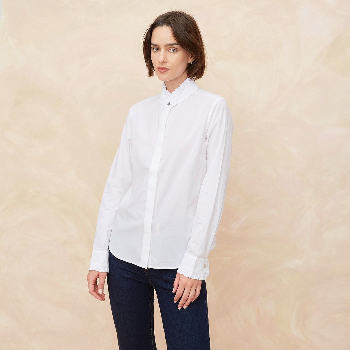 ELLE - Blusa Mujer Manga Larga 100% Algodón Elle