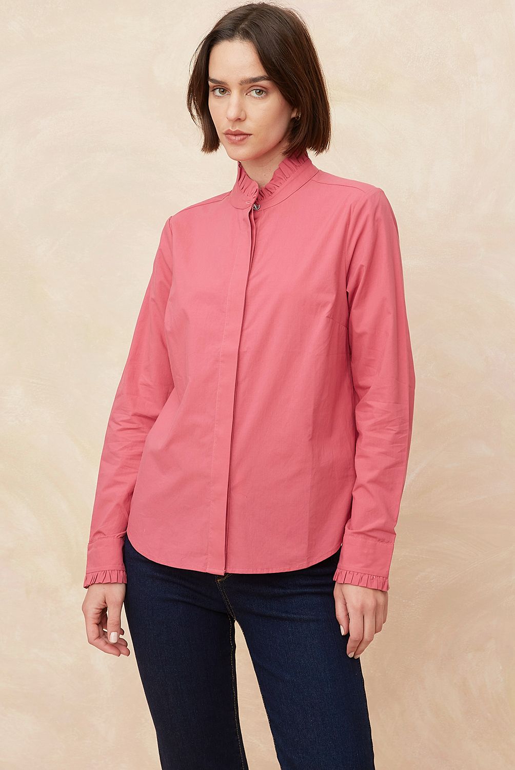 ELLE - Blusa Mujer Manga Larga 100% Algodón Elle