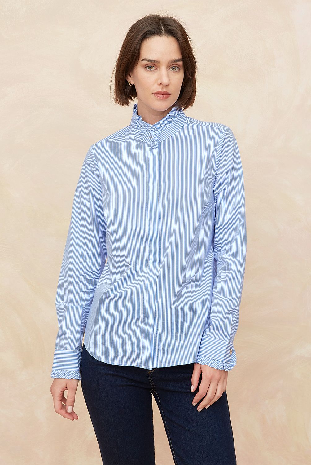 ELLE - Blusa Mujer Manga Larga 100% Algodón Elle