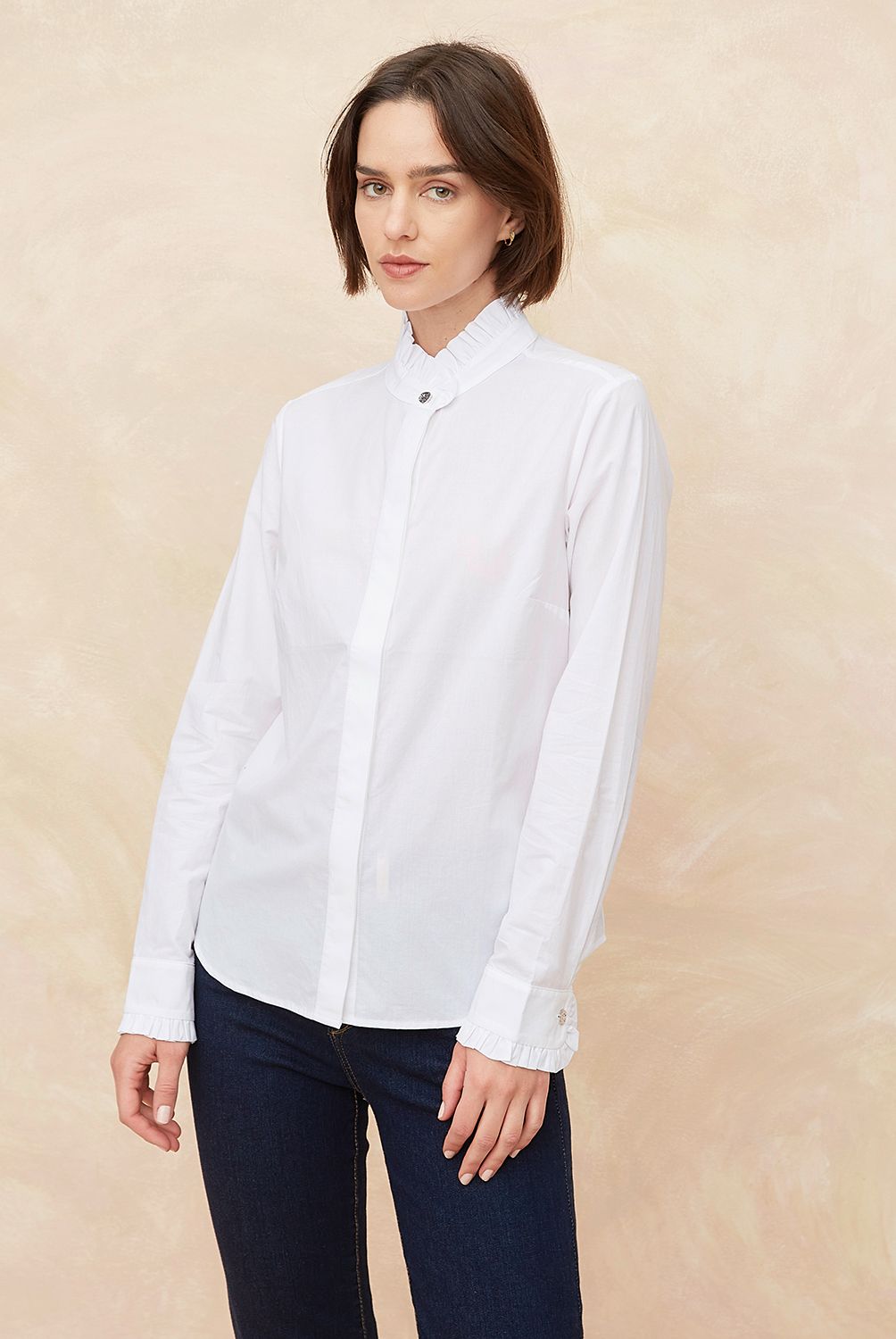 ELLE - Blusa Mujer Manga Larga 100% Algodón Elle