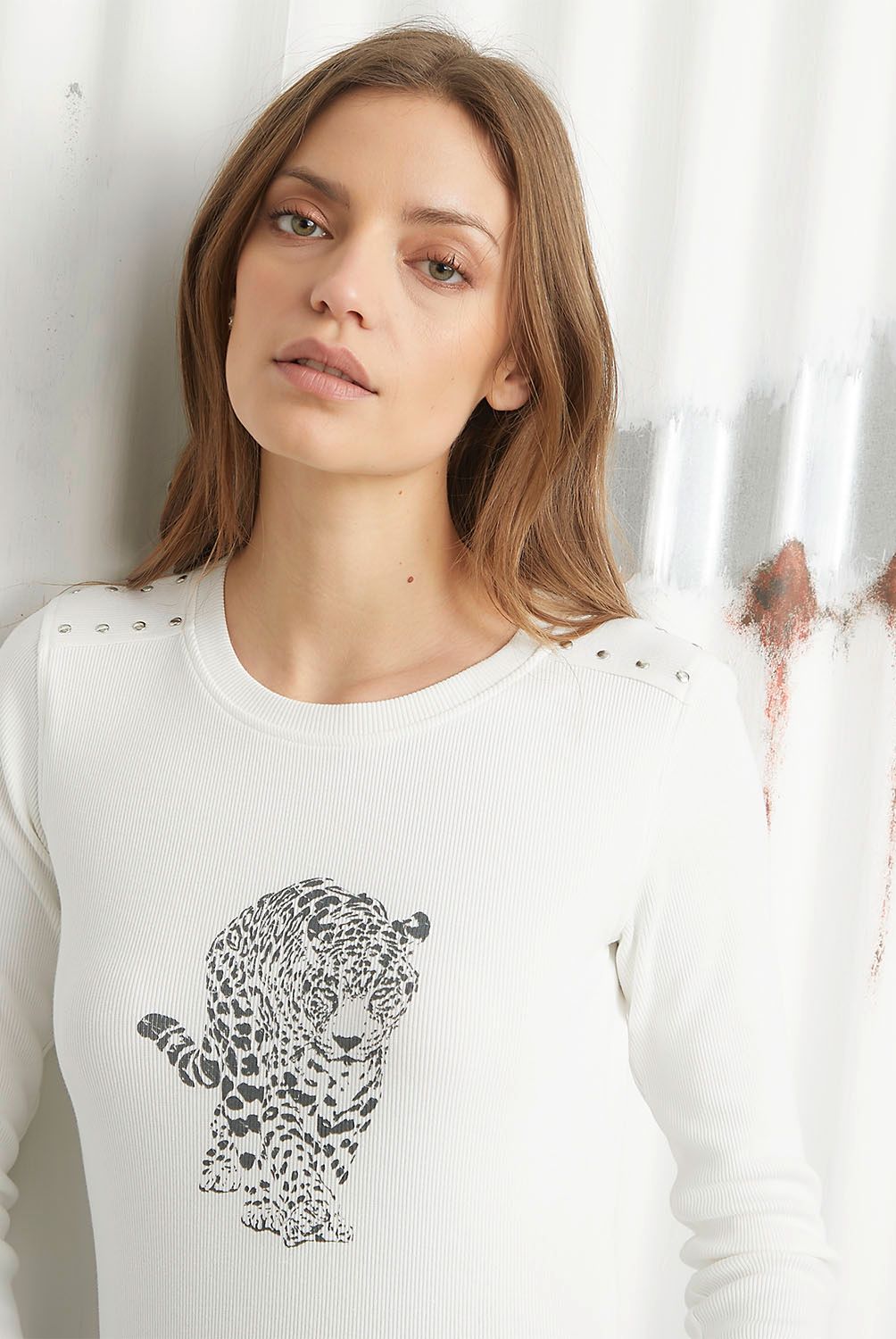 AMERICANINO - Polera Manga Corta Algodón Mujer Americanino