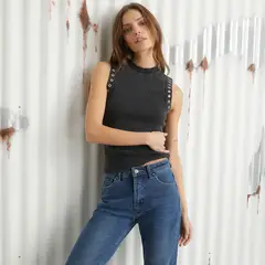 AMERICANINO - Polera Sin Mangas Algodón Mujer