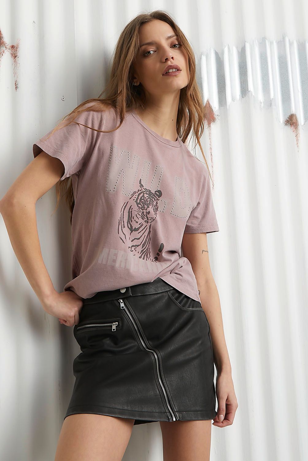 AMERICANINO - Polera Manga Corta Algodón Mujer Americanino