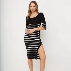 MOSSIMO - Vestido Manga Larga Mujer