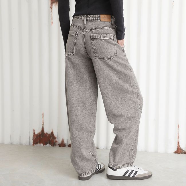 AMERICANINO - Pantalón Baggy Tiro Medio Mujer Americanino