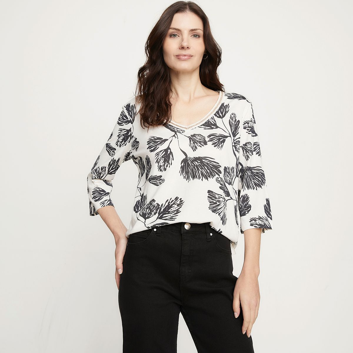 APOLOGY - Polera Manga Corta Algodón Mujer Apology