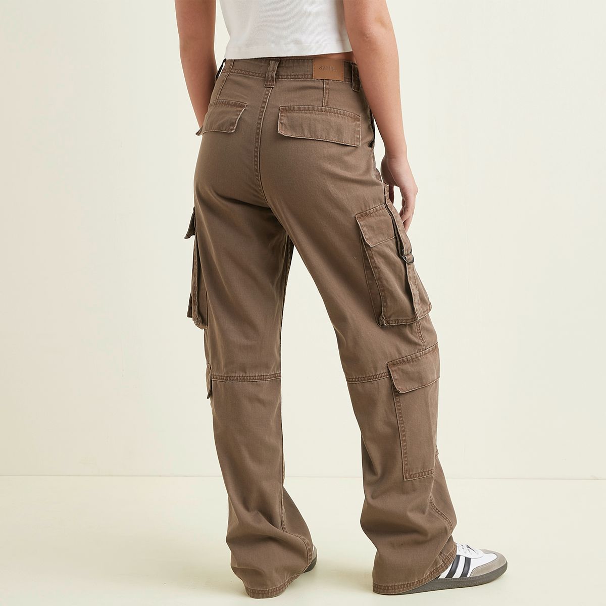 SYBILLA - Jeans Cargo Mujer Sybilla