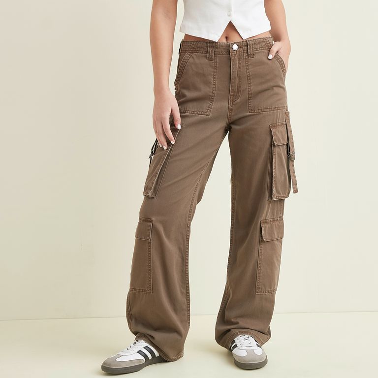 Jeans Cargo Mujer