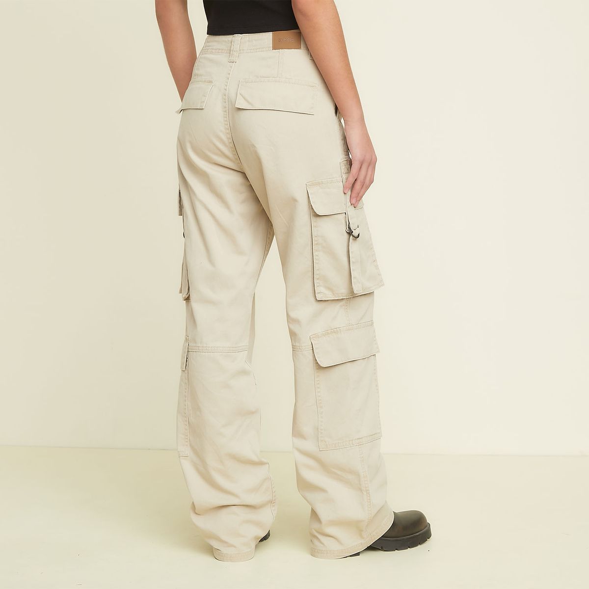 SYBILLA - Jeans Cargo Mujer Sybilla